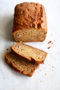 Mom's banana bread is super moist because it uses cake flour. It's the only banana bread recipe you'll ever need! #bananas #bananabread #mom #cakeflour #classic #delicious #moist #yum