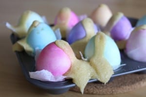 Eggshell cupcakes for Easter