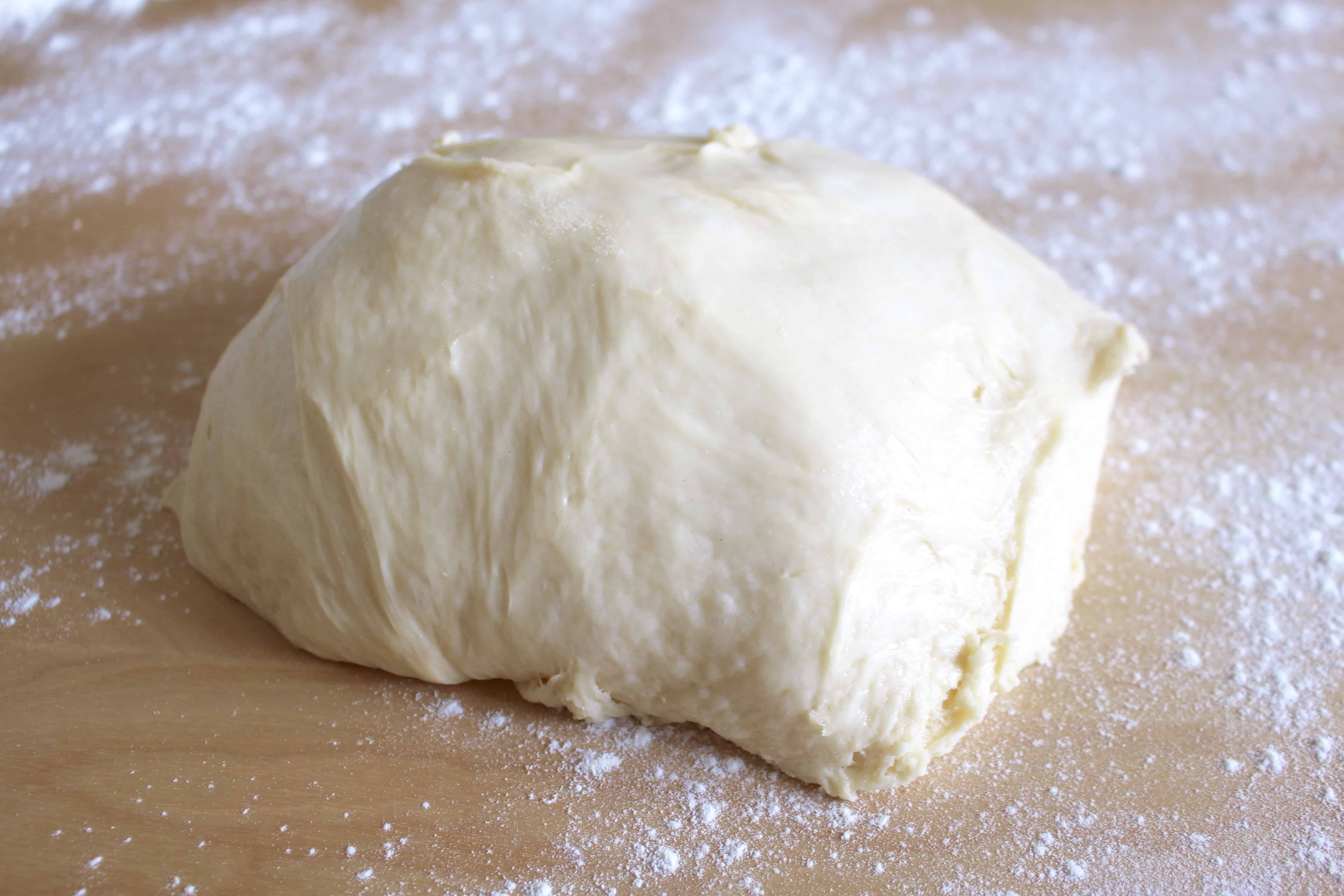 Lemon roll dough