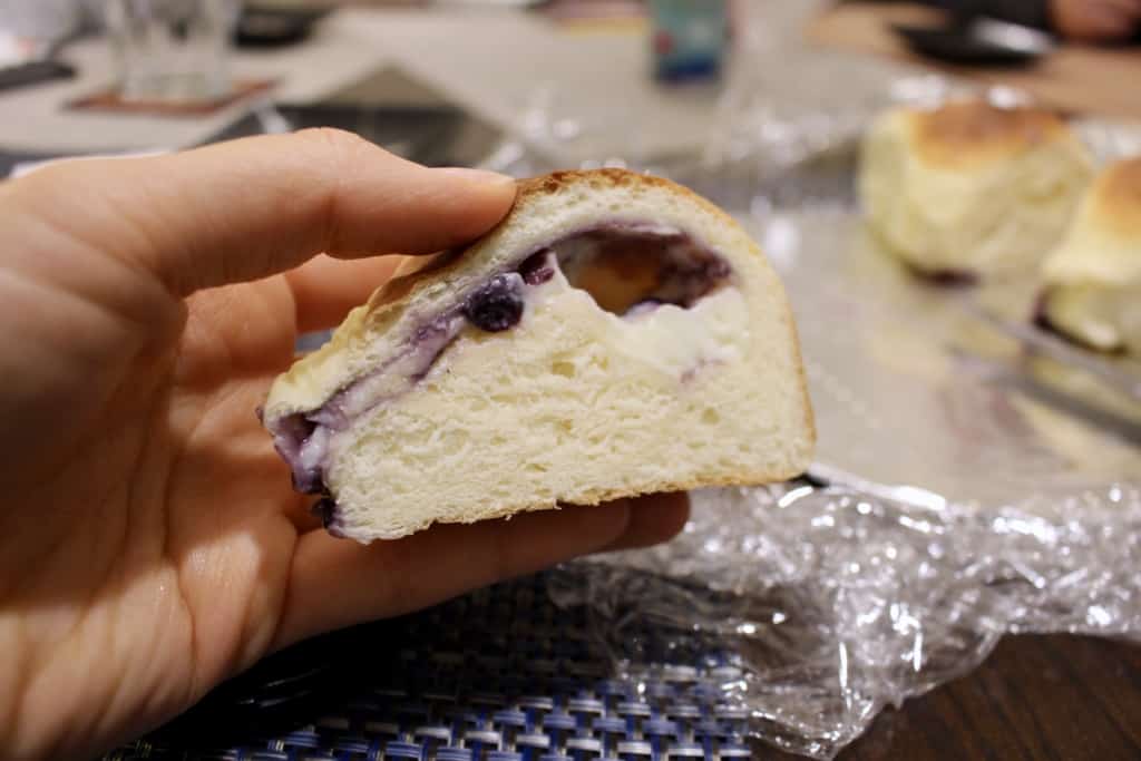 Blueberry Cream Cheese Buns