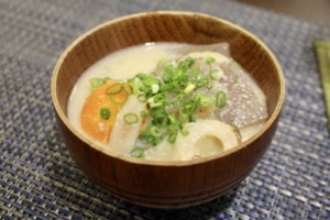 Kasujiru Japanese sake soup