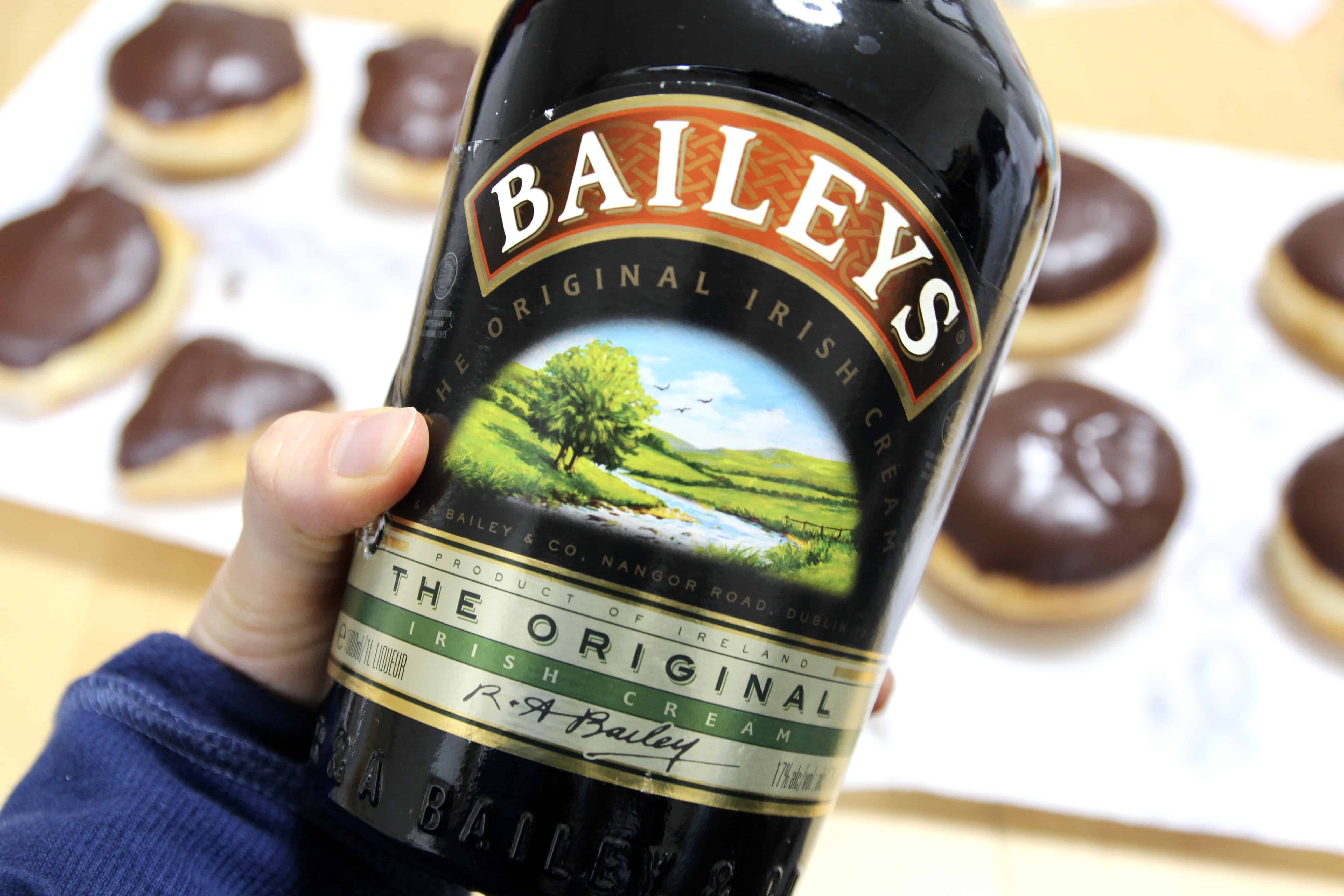 A bottle of Baileys Irish cream