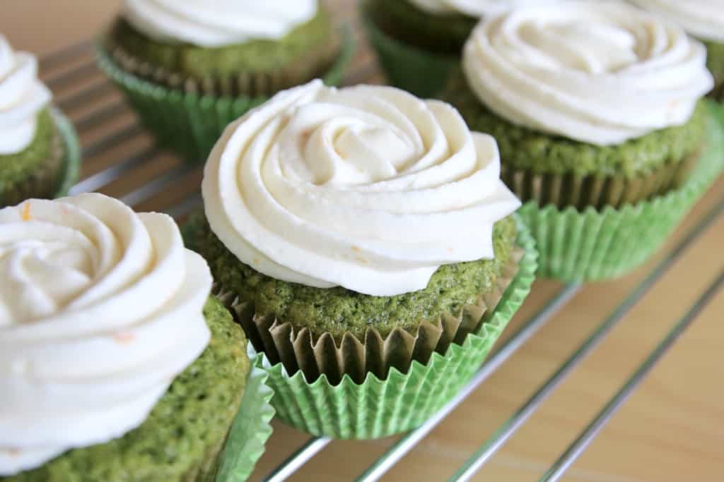 spinach cupcakes