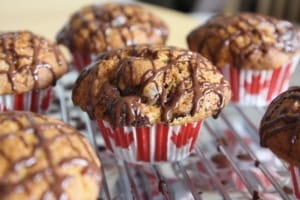 Moose Tracks Muffins (Peanut Butter Cup Muffins)
