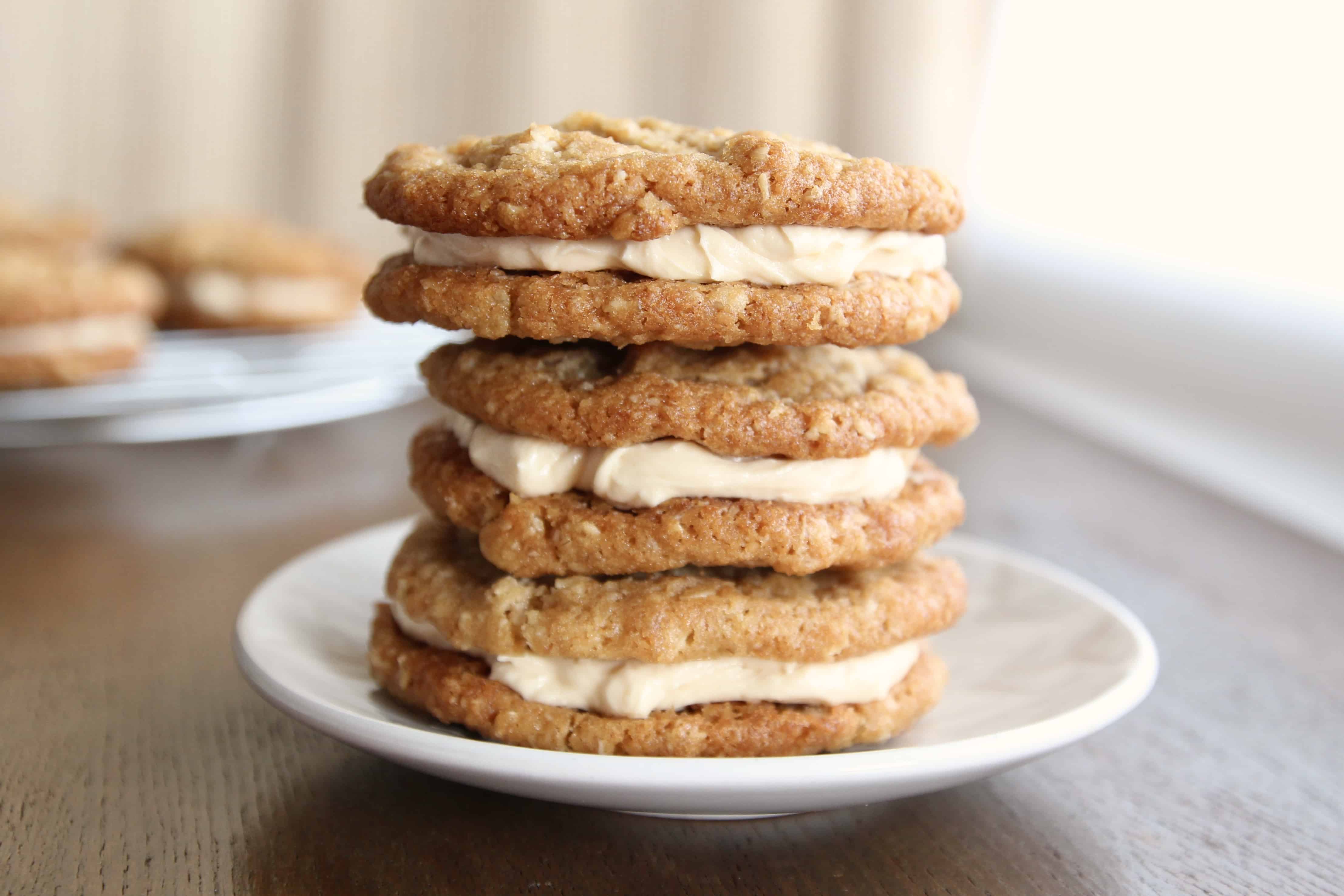 Chewy Coconut Oatmeal Cookie Sandwiches Ai made it for you
