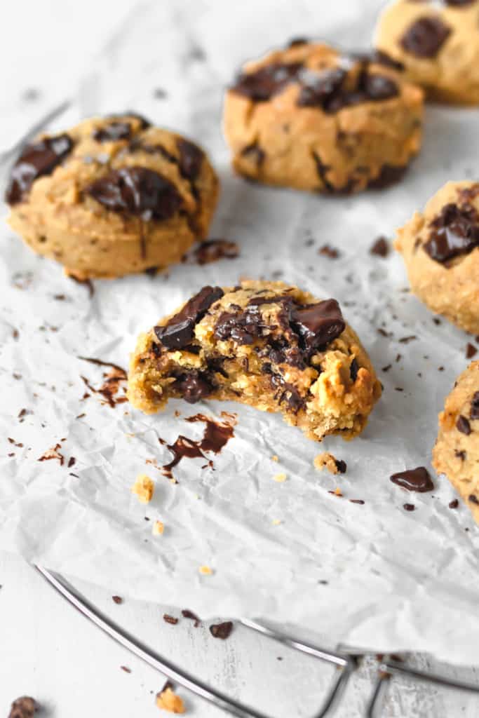 Vegan and gluten-free soft baked cookies that are mostly beans!