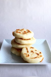Arepas, a traditional Colombian dish