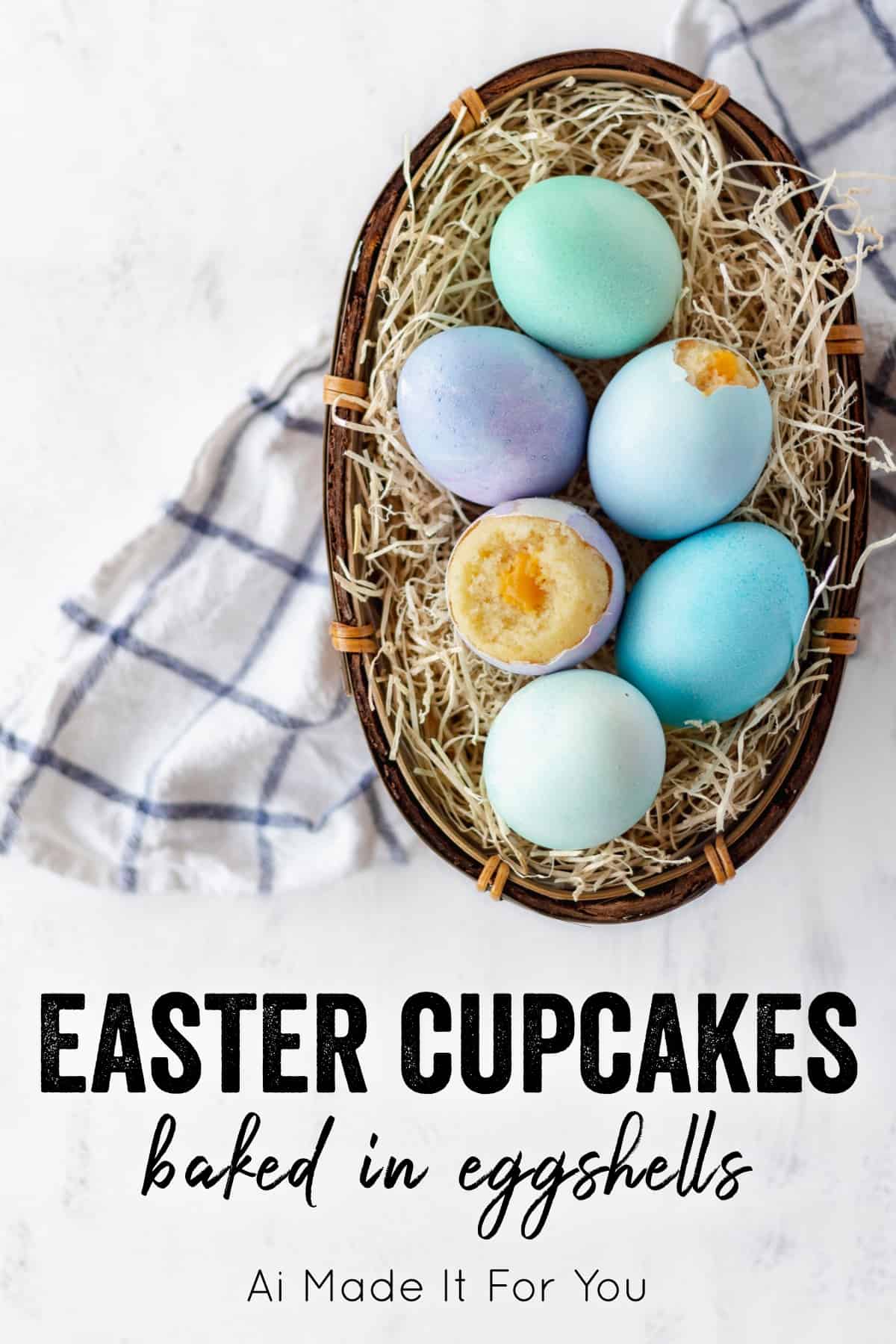 Easter's Sweet Secret: Cupcakes Baked in Eggshells 11 Vanilla cupcakes baked in eggshells with carrot curd