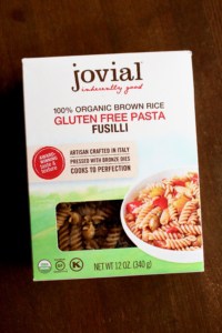 Jovial gluten free pasta is my favorite!