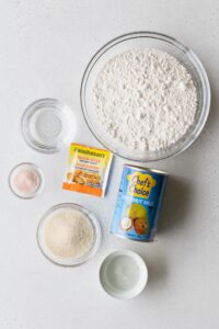 Ingredients to make vegan pani popo