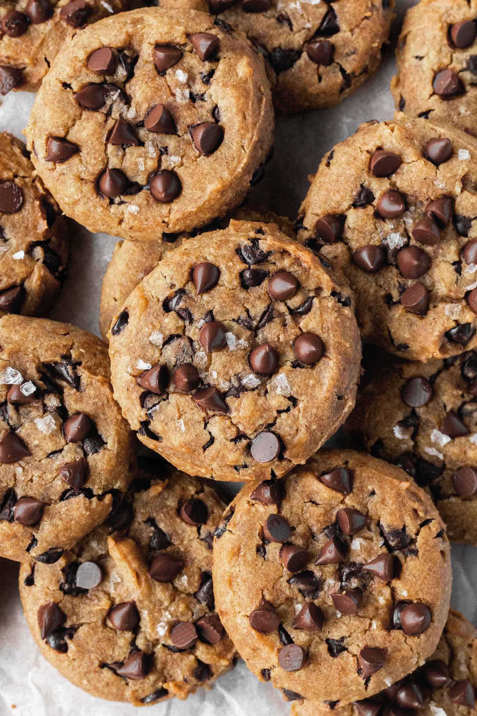 Chocolate chip chickpea cookies