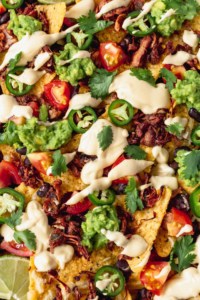 Make these vegan nachos and enjoy a fiesta in your mouth!