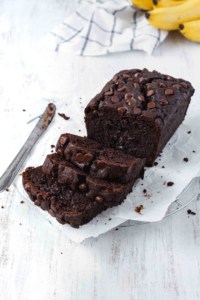 This slightly healthier chocolate loaf cake is ridiculously moist and rich!