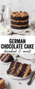 Gluten free German chocolate cake