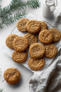 Gluten free and dairy free ginger cookies