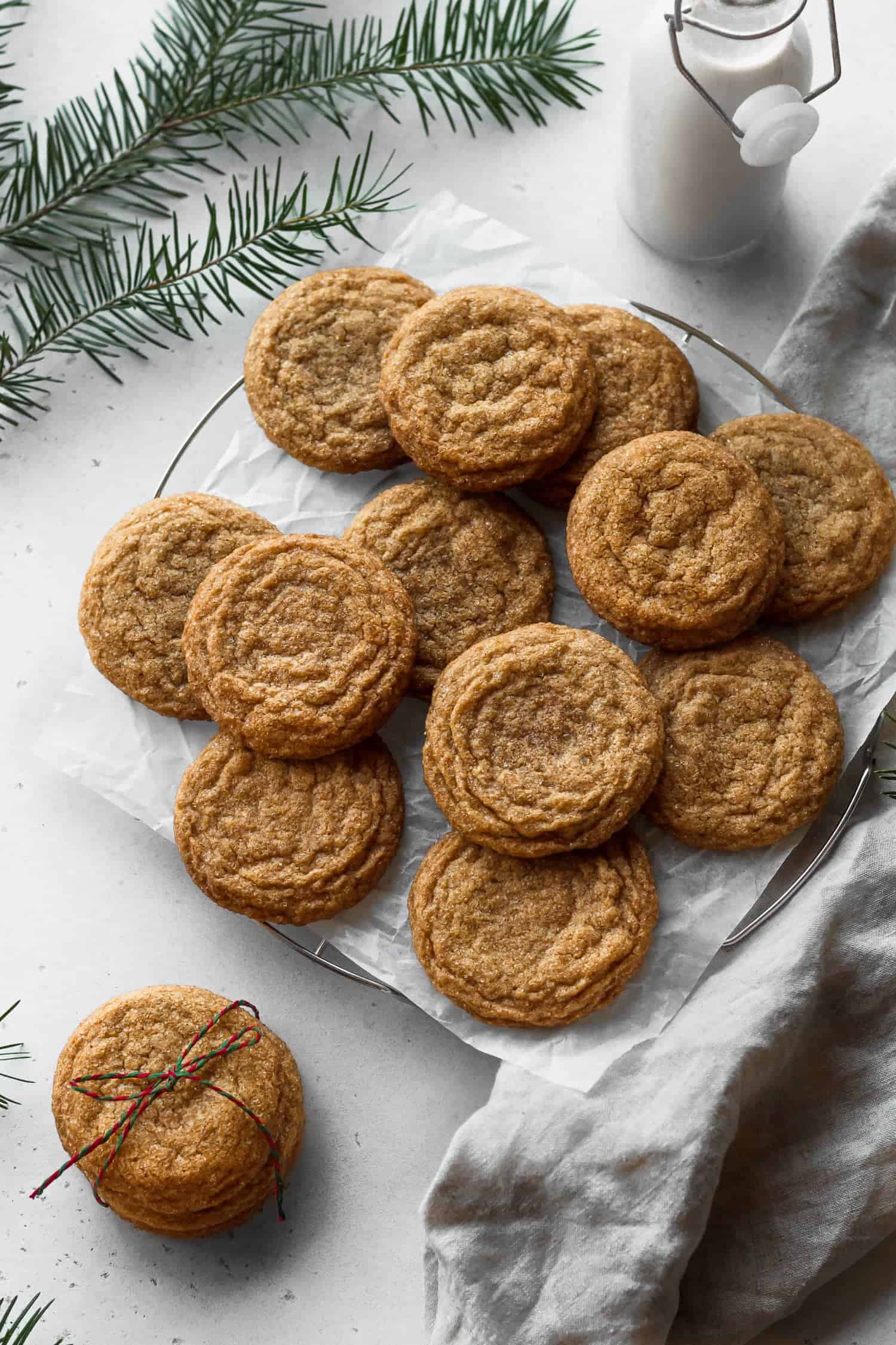 Gluten free and dairy free ginger cookies